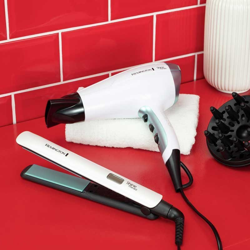 اتو مو و سشوار رمینگتون مدل Shine Therapy S8500GP