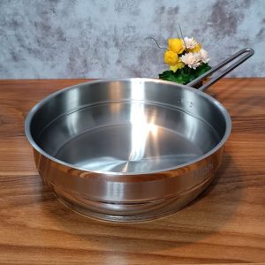 تابه استیل تک دسته سایز 18 نیچی