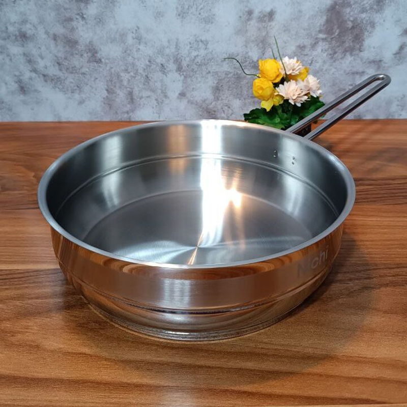 تابه استیل تک دسته سایز 26 نیچی