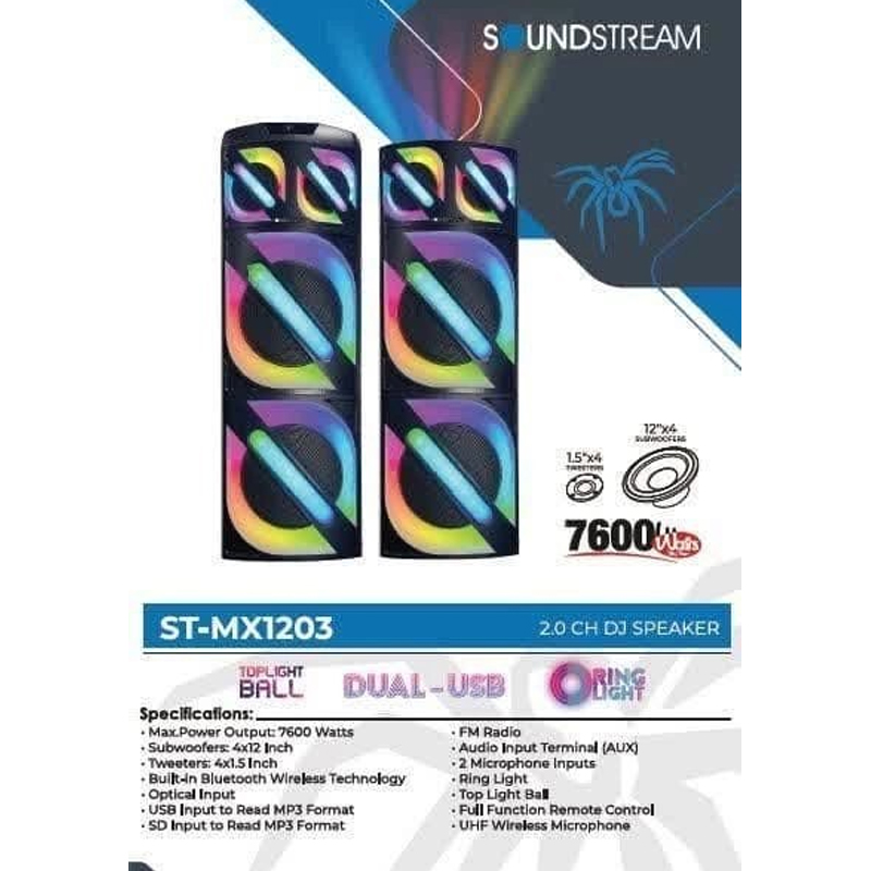 پخش کننده خانگی ساند استریم مدل ST-MX1203