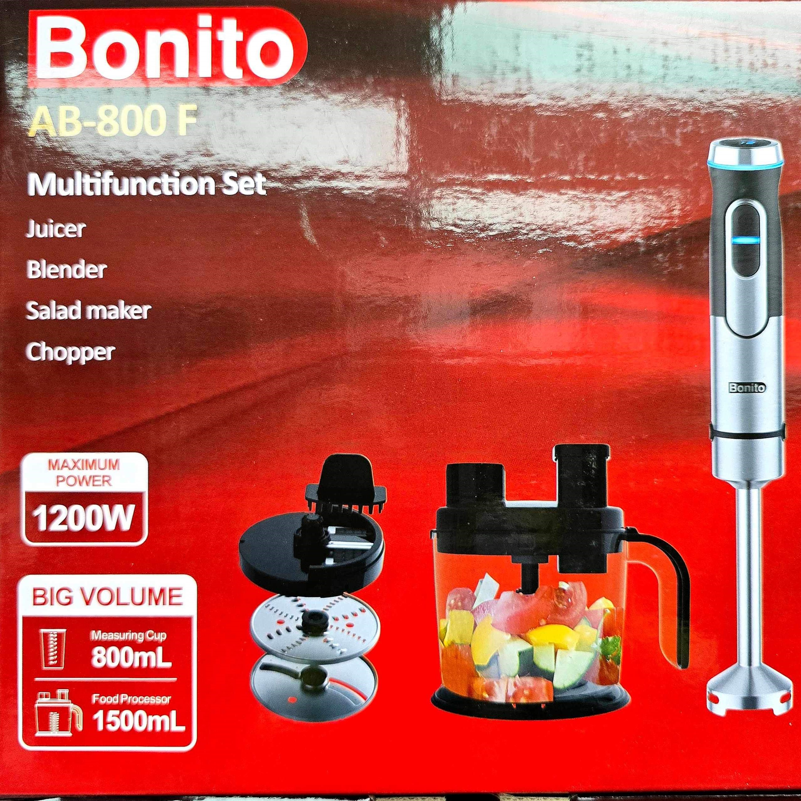 گوشتکوب برقی و سالاد ساز 4 کاره بونیتو مدل AB-800F