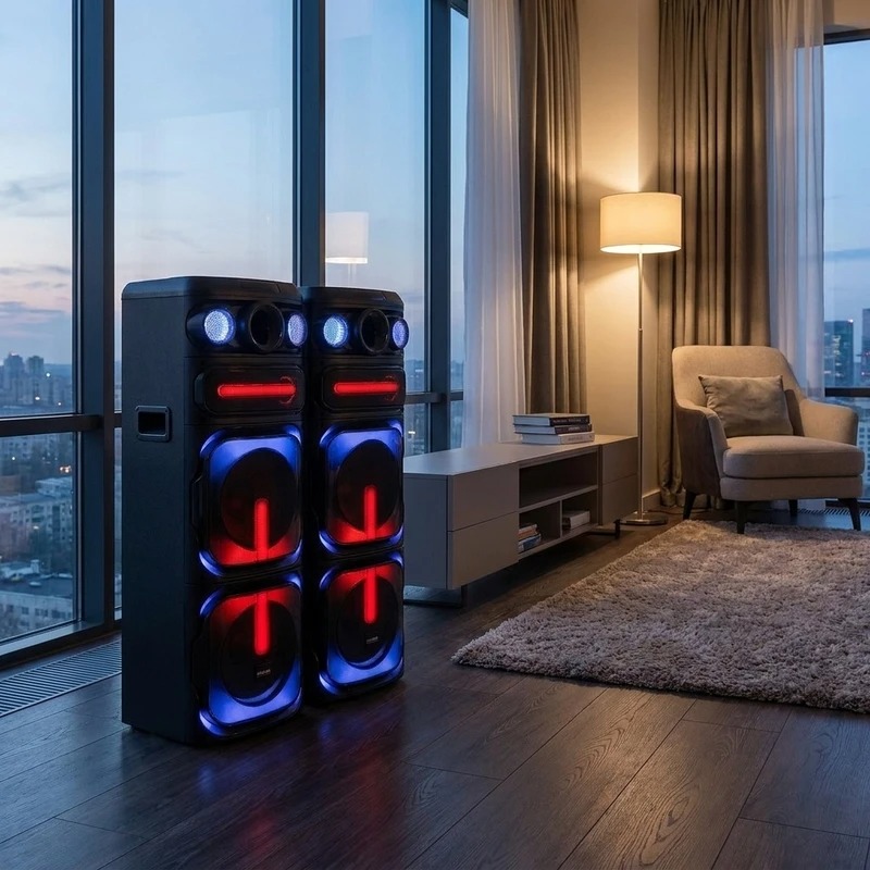 اسپیکر دوقلو میکرولب مدل DJ-X411