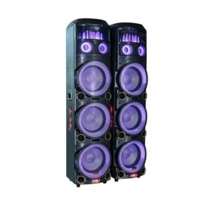 اسپیکر دوقلو میکرولب مدل KM-S600 3D Rain Fall Light